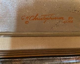 close up of signature