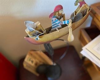 whimsical metal moving piece