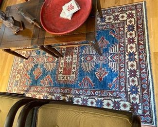another coordinating wonderful Pakistan rug roughly 5'5" x 3'8" asking $350