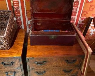 pair of antique tansu style chests useful in any room chests measure 19.5"w x 16"d x 25"h asking $240 for the pair