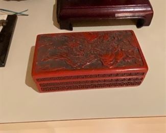 Cinnabar box