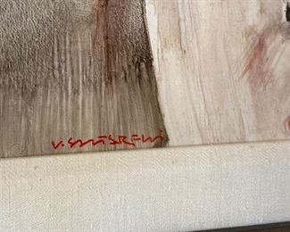 artist signature closer view
