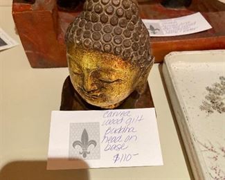 Gilt Buddha head price
