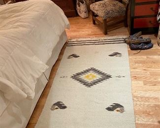 cotton and wool area rug asking $30