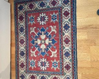 another Pakistan Kazak rug asking $180 roughy 2' x 3'