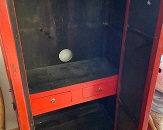 interior of the cabinet