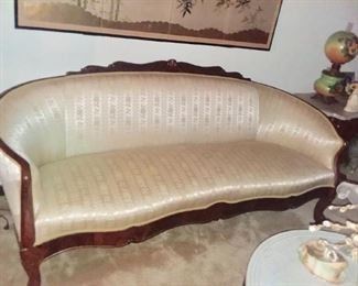  Barlow Flame Mahogany Empire Rococo Canapé Sofa
$595