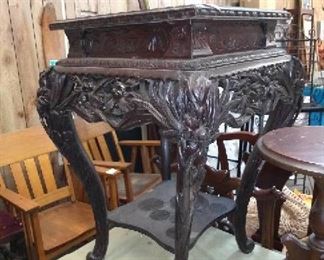 Ellzey - Oversize Chinese Plant Stand 
$100