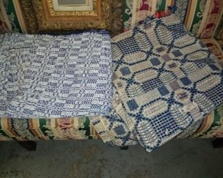 2 woven coverlets
$75 each
