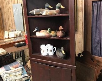 Mahogany corner cabinet 
$125