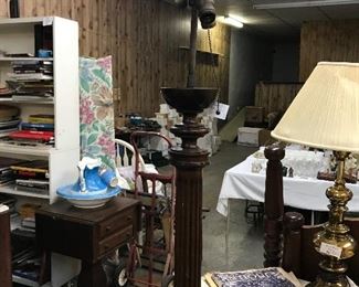 Walnut Floor Lamp
$75