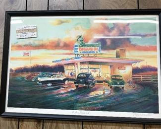 Mark Millet signed print 
$95