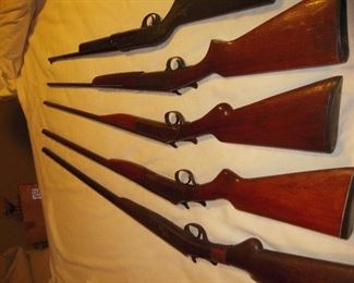 Assorted single shot shotguns ,410ga, 12 ga, 16 ga , 28 ga.
