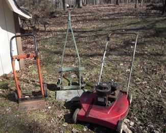 lawn mower, hand trucks