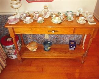 Oak sofa table