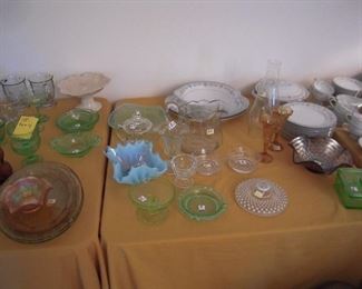 FENTON, DEPRESSION GLASS,CARNIVAL GLASS