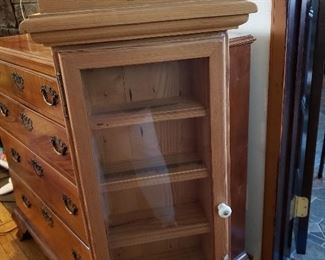 Custom made small curio cabinet