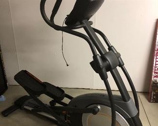 Newer elliptical...much easier on the knees than running on concrete but will still give you a great workout.