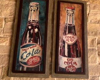 Tall wall Hanging  Framed Decor 