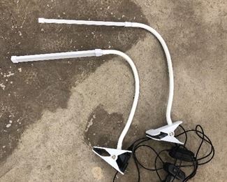 LED clamp lights, multiple settings