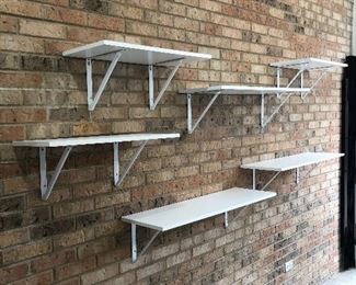 Wall mounted shelving