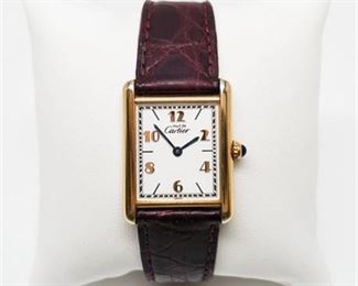 Lot 015
Must de Cartier Tank Wristwatch