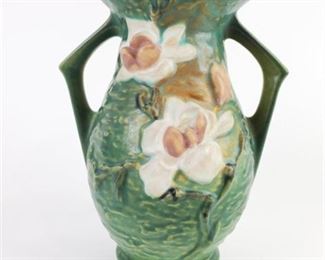 Lot 026
Roseville Pottery Blue-Green Magnolia Vase 90-7 (1 of 2)