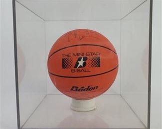 Lot 105
Autographed Mini Basketball in Plexi Display Box