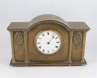 Lot 110
Brass Mantle Clock