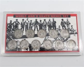 Lot 237
WW II Silver Nickel Set