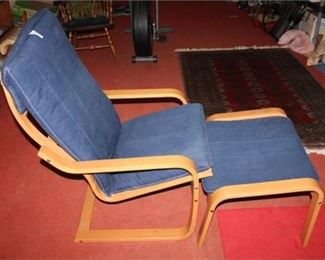 Lot 262
Ikea Arm Chair with Ottoman