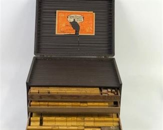 Lot 021
The Creative Pictured Printer Ink Stamp Box Set 1930