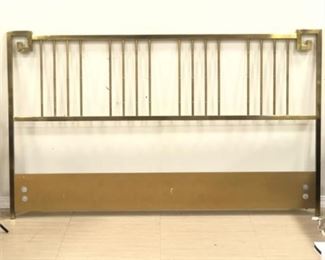 Lot 034a
King Size Burnished Brass Chinoisiere Style Headboard