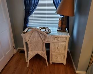 desk and chair