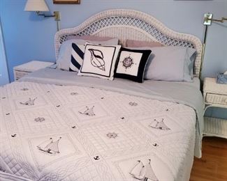 king bed set and bedding