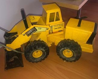 Large toy bulldozer truck