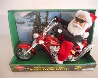 Musical Animated 'Born to be Wild" Santa on Motorcycle https://ctbids.com/#!/description/share/341252