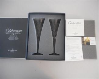 Waterford Crystal Celebration Toasting Flutes https://ctbids.com/#!/description/share/341630