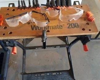 Black & Decker Workmate 200 Bench w/clamps & safety glasses https://ctbids.com/#!/description/share/341837