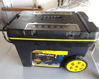 Stanley Pro Mobile rolling toolbox with many tools https://ctbids.com/#!/description/share/341846