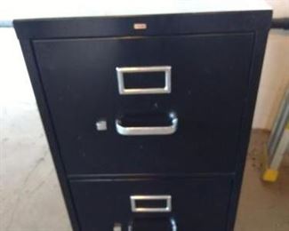 Hon 2 drawer black file cabinet, extra deep - no key https://ctbids.com/#!/description/share/341848