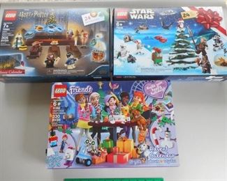 Lot of 3 Lego Advent Calendars - Harry Potter, Star Wars, Lego Friends https://ctbids.com/#!/description/share/341903