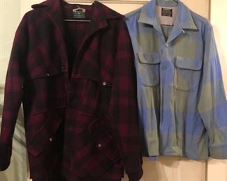 Vintage wool coats & shirts