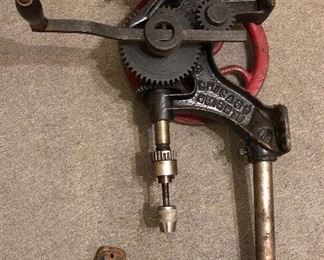 Other side of drill press