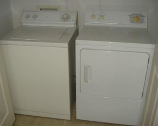 washer & dryer, very clean
