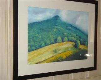 Charcoal, by John Hays, landscape, 40x31