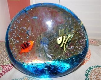 Murano Elio Raffaeli Fish sculpture signed