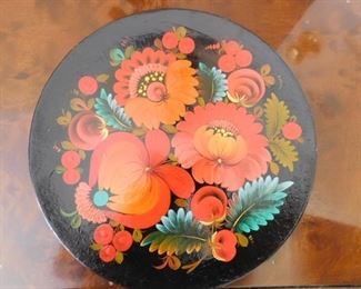 Russian hand-painted plate