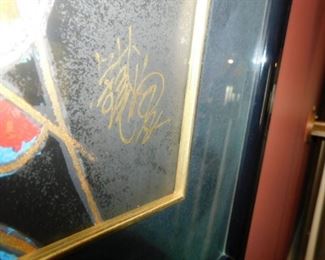 Imperial Zebras serigraph on Deckled paper by Tie -Feng Jiang