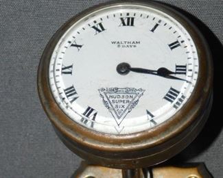 Waltham Hudson Super Six car clock